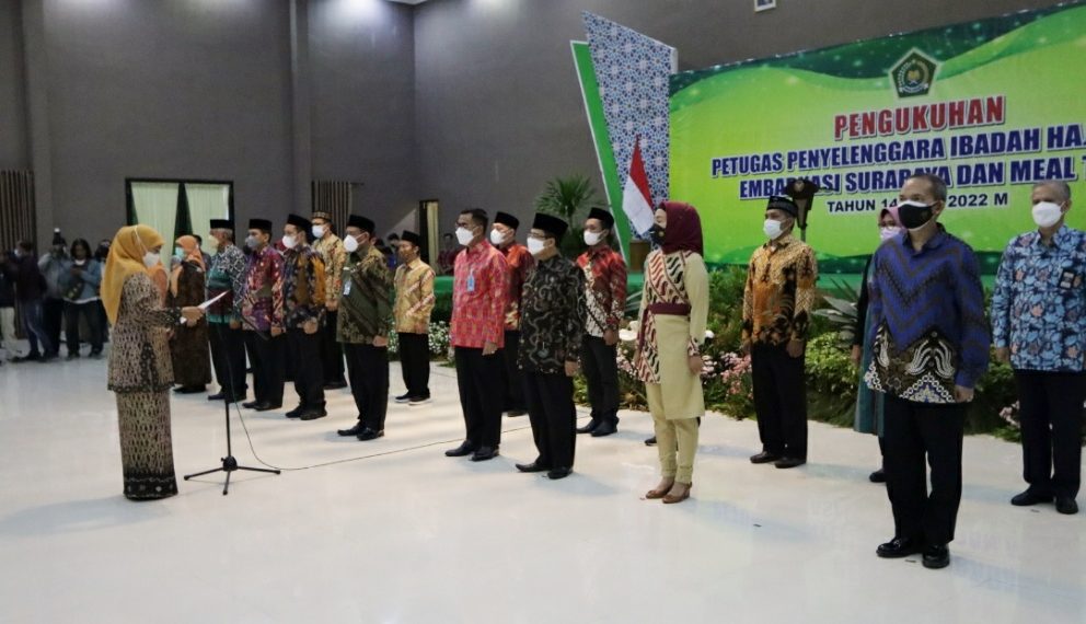 Petugas Haji Embarkasi Surabaya Diminta Maksimal Layani Jamaah Haji